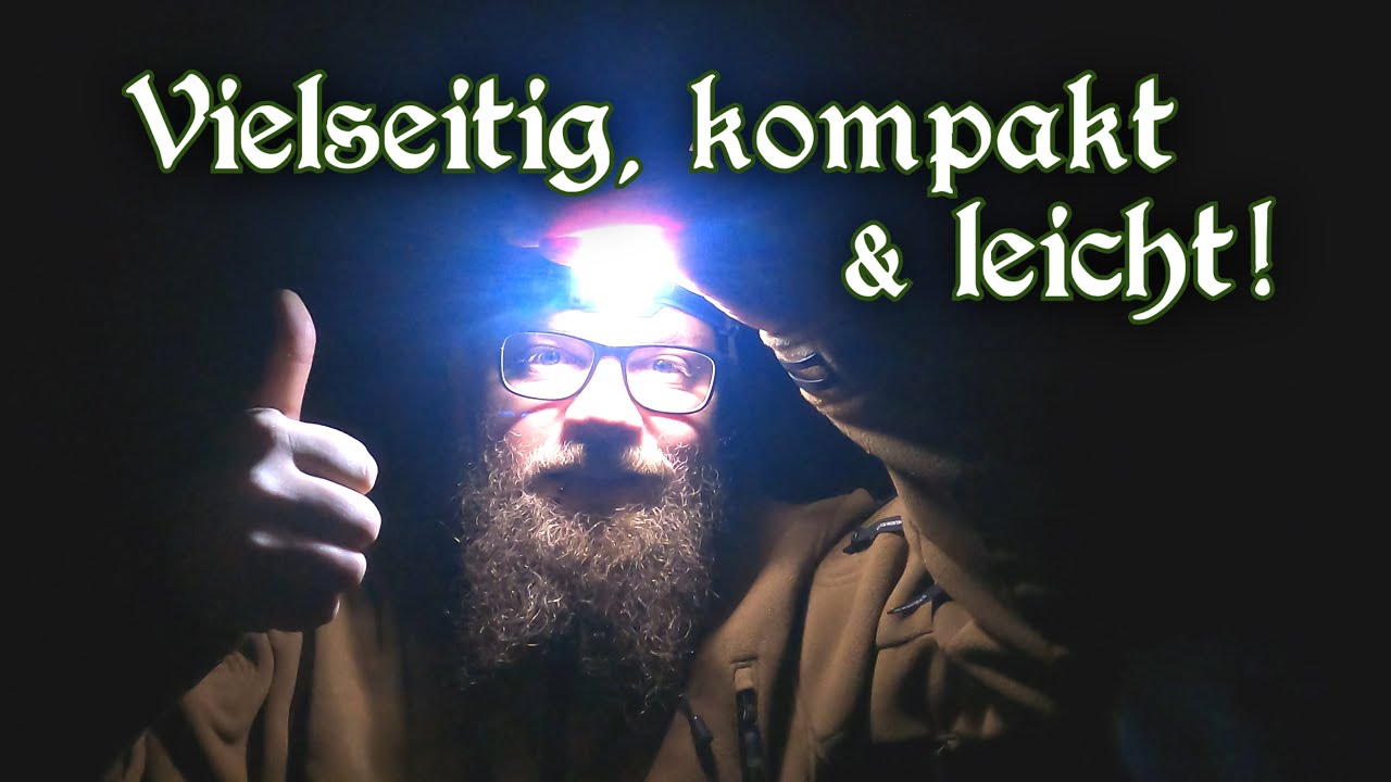 Wuben E7 Kopflampe mit Gestensensor im Test!