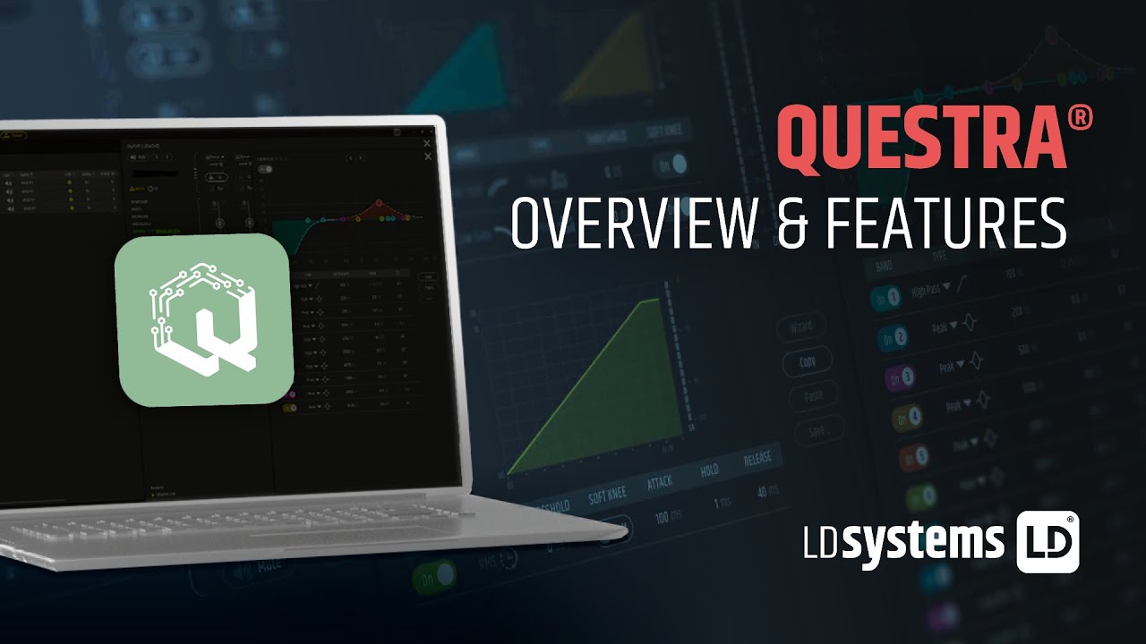 LD Systems QUESTRA® – Design & Management Software for Networked LD Systems Installation Solutions