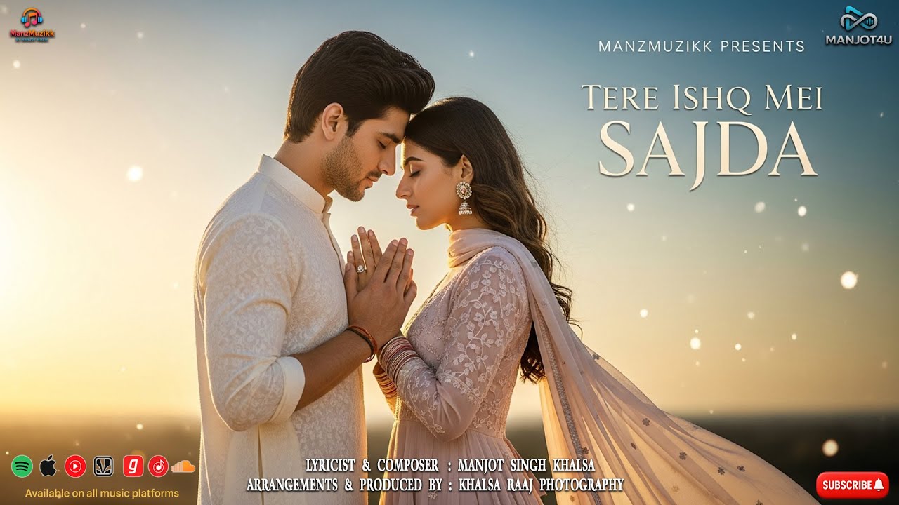 Tere Ishq Mei Sajda | Sajda | Romantic Hindi Song | Soulful Love Devotional | Manjot Singh Khalsa