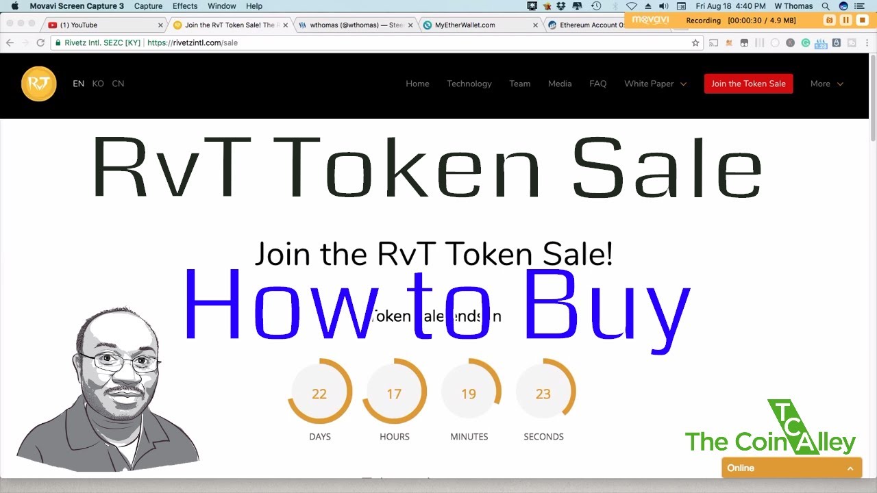 RvT Token ICO - How to Initiate a Purchase
