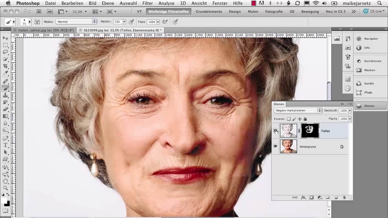Hautschatten aufhellen - Die Photoshop-Profis - Folge 160