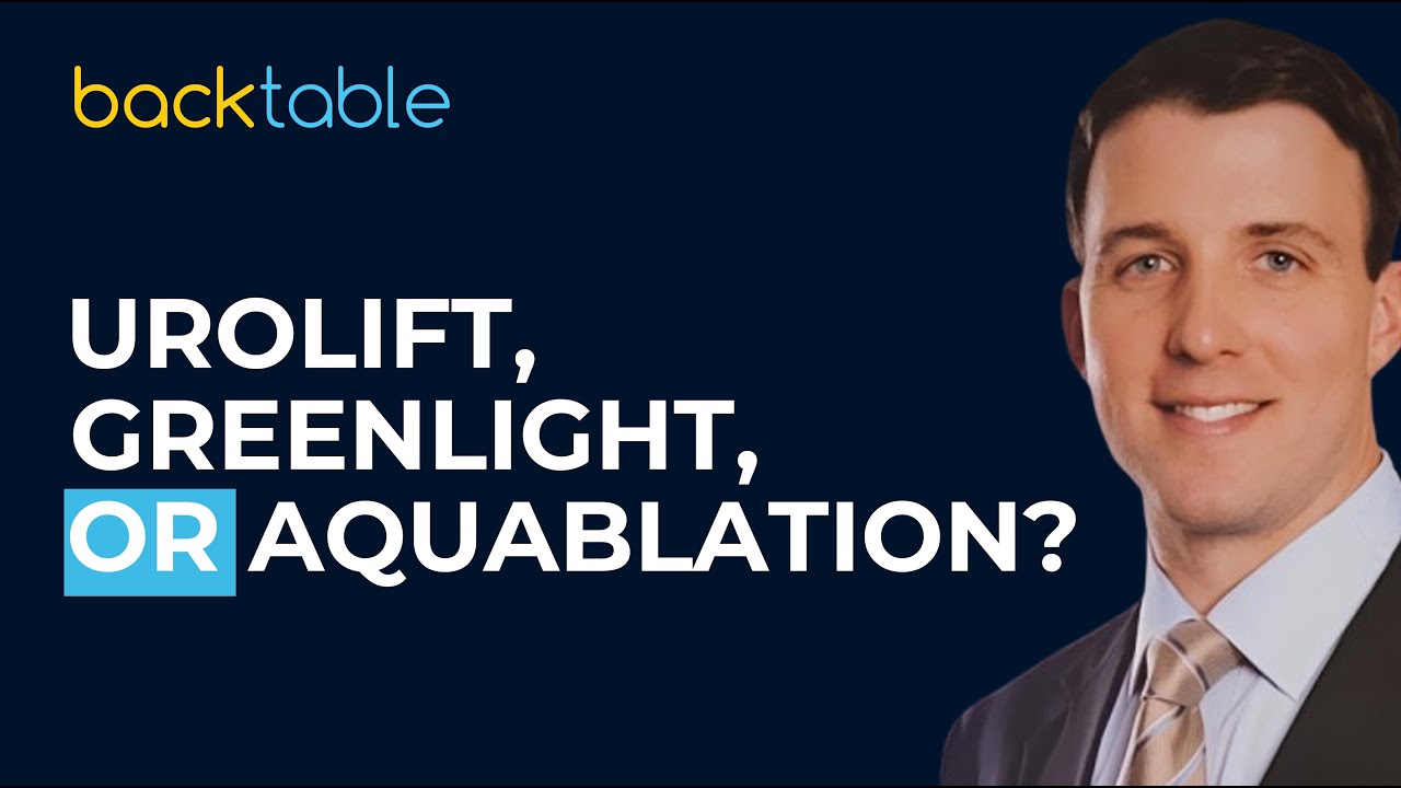 Какой метод лечения ДГПЖ? Urolift, Greenlight или Aquablation