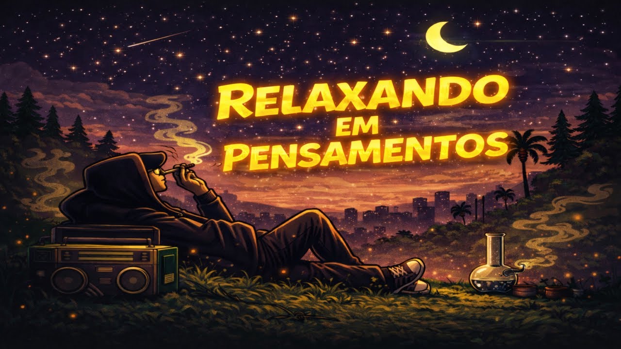 (Playlist) Relaxando Em Pensamentos 🍃 | Hip Hop, Trap Lo-Fi • Vibes 420 da Noite 🏙️