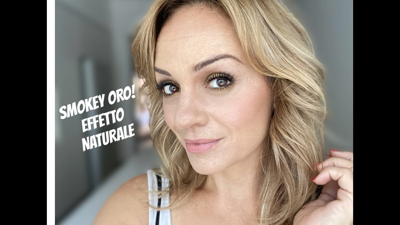 Smokey Eyes Oro: Effetto Naturale