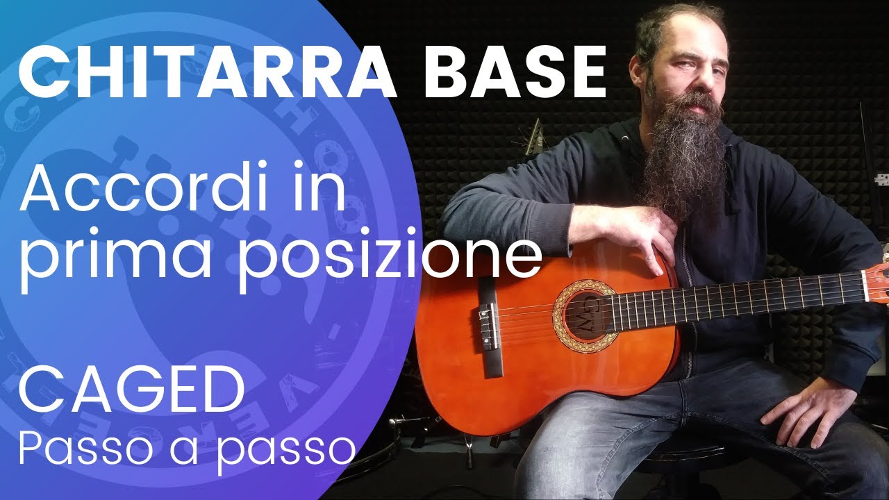 Accordi in prima posizione (CAGED) passo a passo