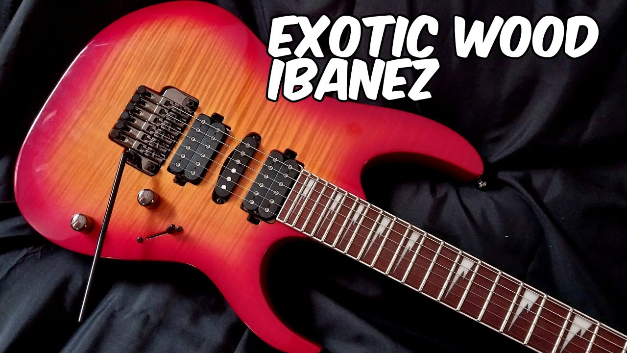 IBANEZ RG470DXFMSB SUNBURST with Flame maple top