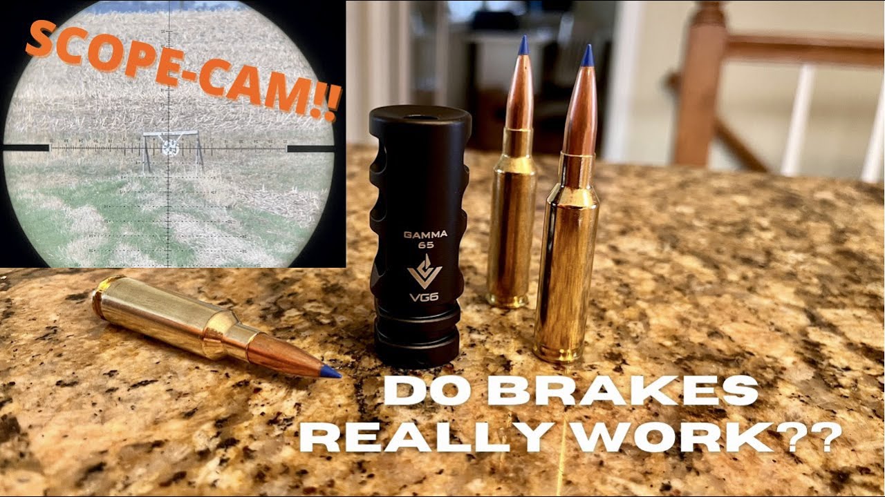 VG6 Precision Gamma 65 Muzzle Brake | Testing The Effectiveness Of Brakes