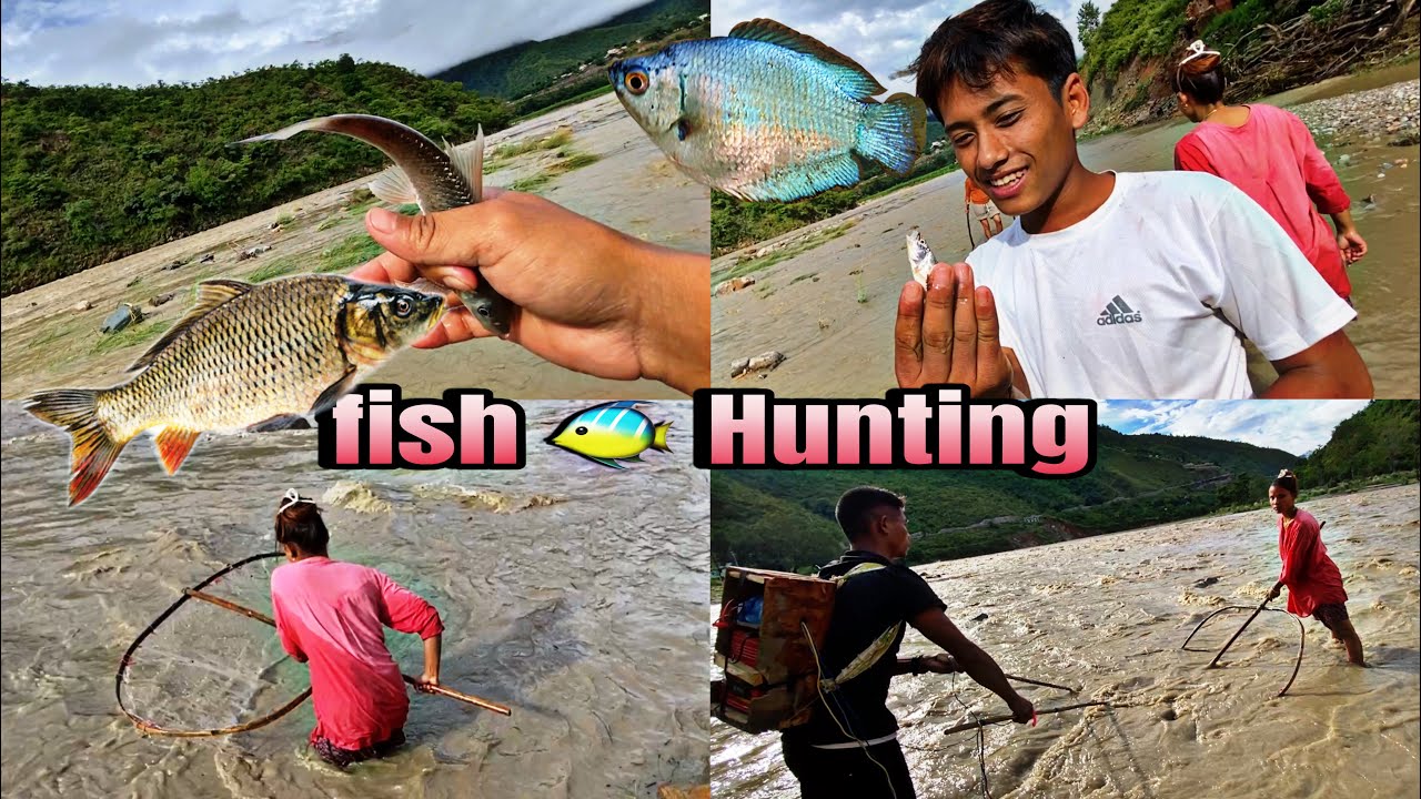 fish 🐡 🐠 hunting sunkoshi river 😱🎣