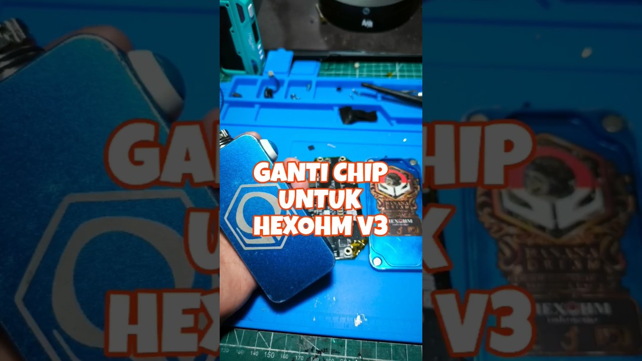Ganti chip hex v3 #vape #vapeservice #vapeservicejakarta #vapeservis #hexohm #service #servicevape