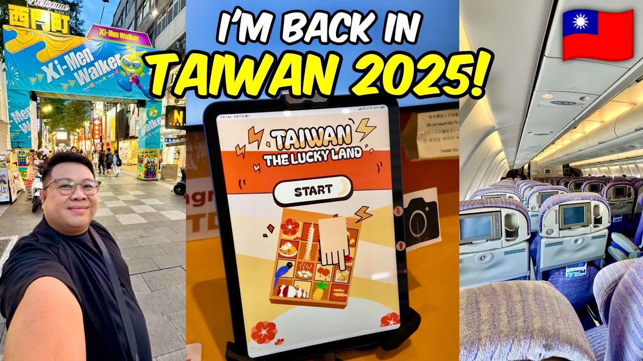 Let&rsquo;s go to Taiwan 2025! Lucky Land, New Hotel, Ximending & More!🇹🇼 | JM Banquicio