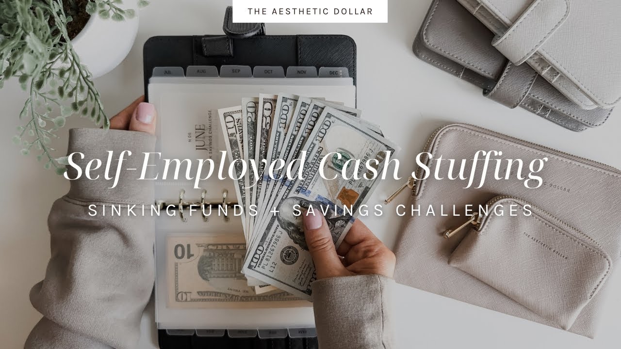 Cash Stuffing | $1,295 | June No. 2 | Self-Employed Income | Savings Challenges | SheSaidYes