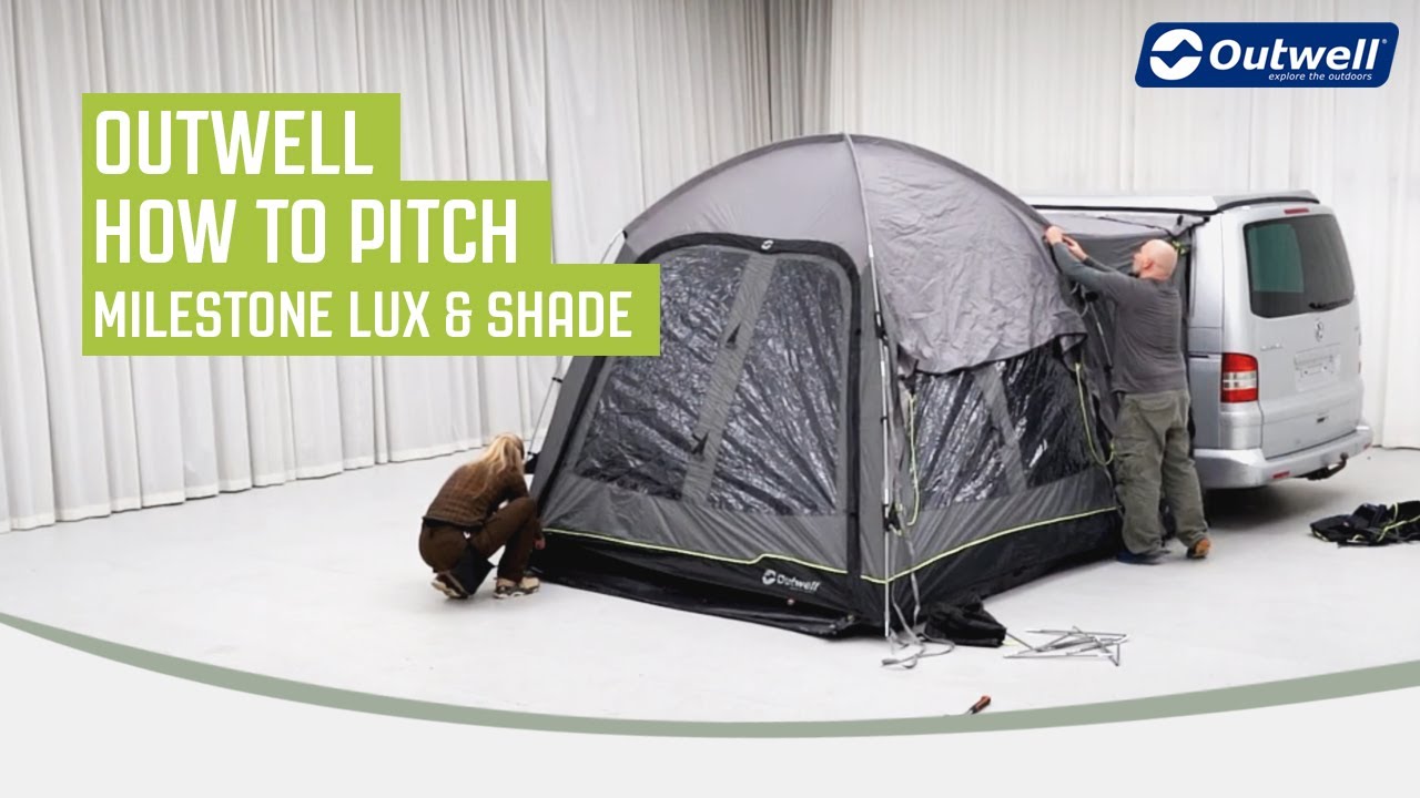How to Pitch: Milestone Lux & MIlestone Shade | Outwell 2023