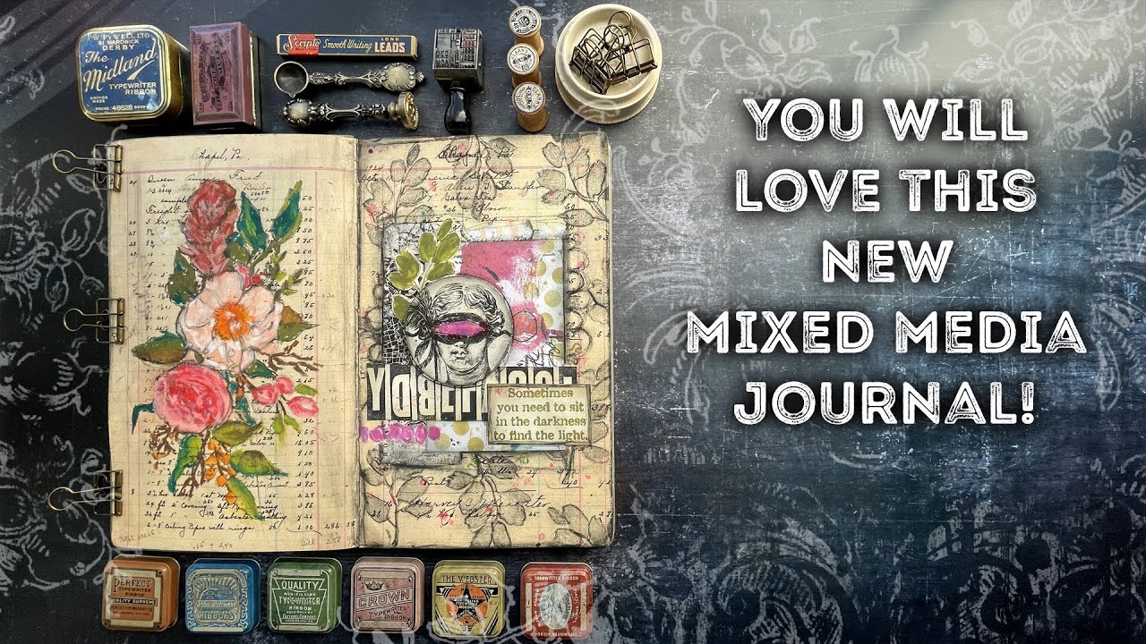The perfect journal for mixed media! | You will love it!