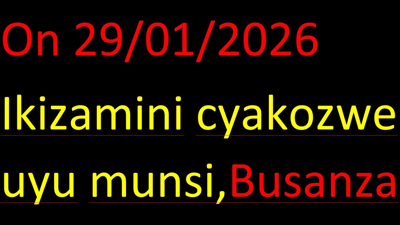 29 01🚨AMATEGEKO Y’UMUHANDA🙏🙏IBIBAZO N’IBISUBIZO🚨🚔🚨BY’IKIZAMI CYA PROVISOIR  CYAKOZWE UY MUNSI 2026
