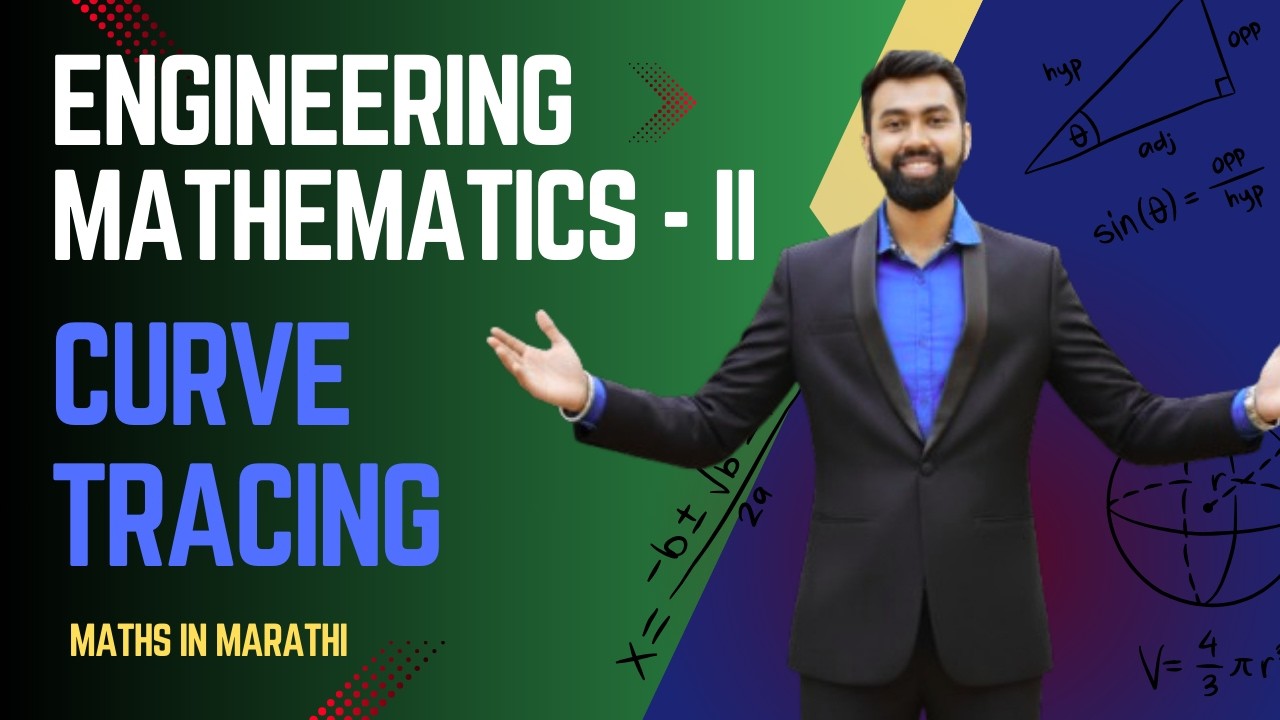 Curve Tracing - Paramatric| Lecture 4 | Engineering Mathematics 2 | Marathi + English Explanation