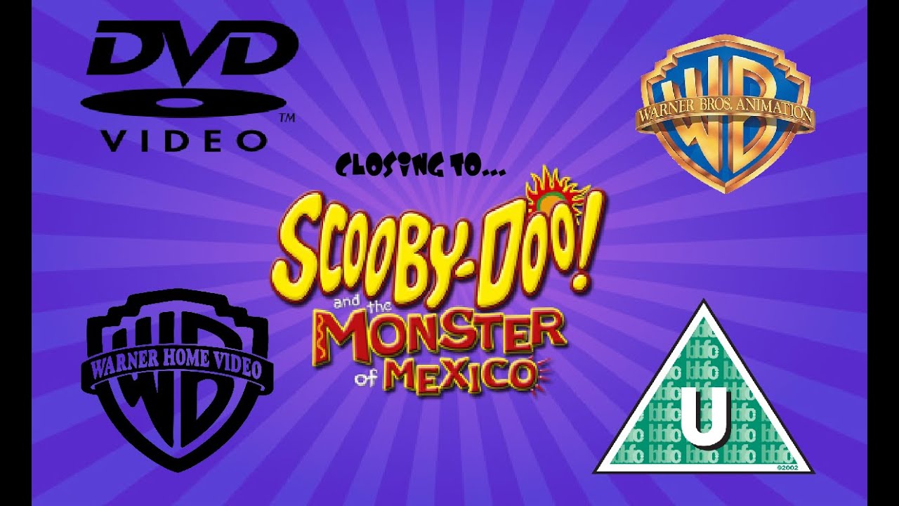 Closing to Scooby-Doo and the Monster of Mexico 2003 UK DVD
