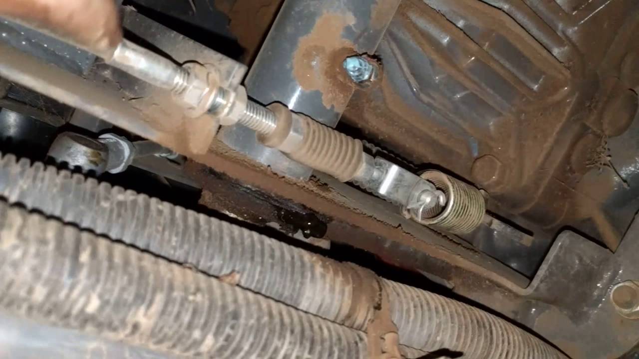Compact tractor hydrostatic pedals sticking