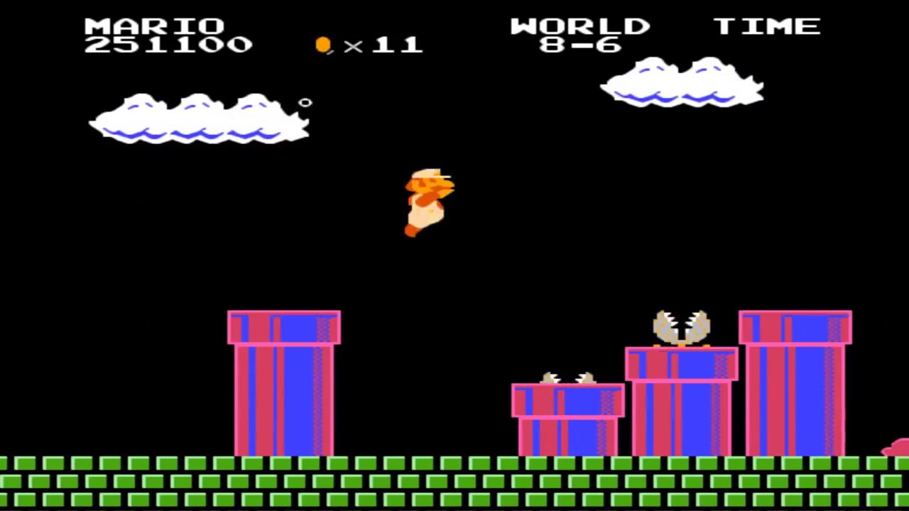 Super Mario Bros. World 8-4 Beyond (SMB ROM Hack) (Gameplay)