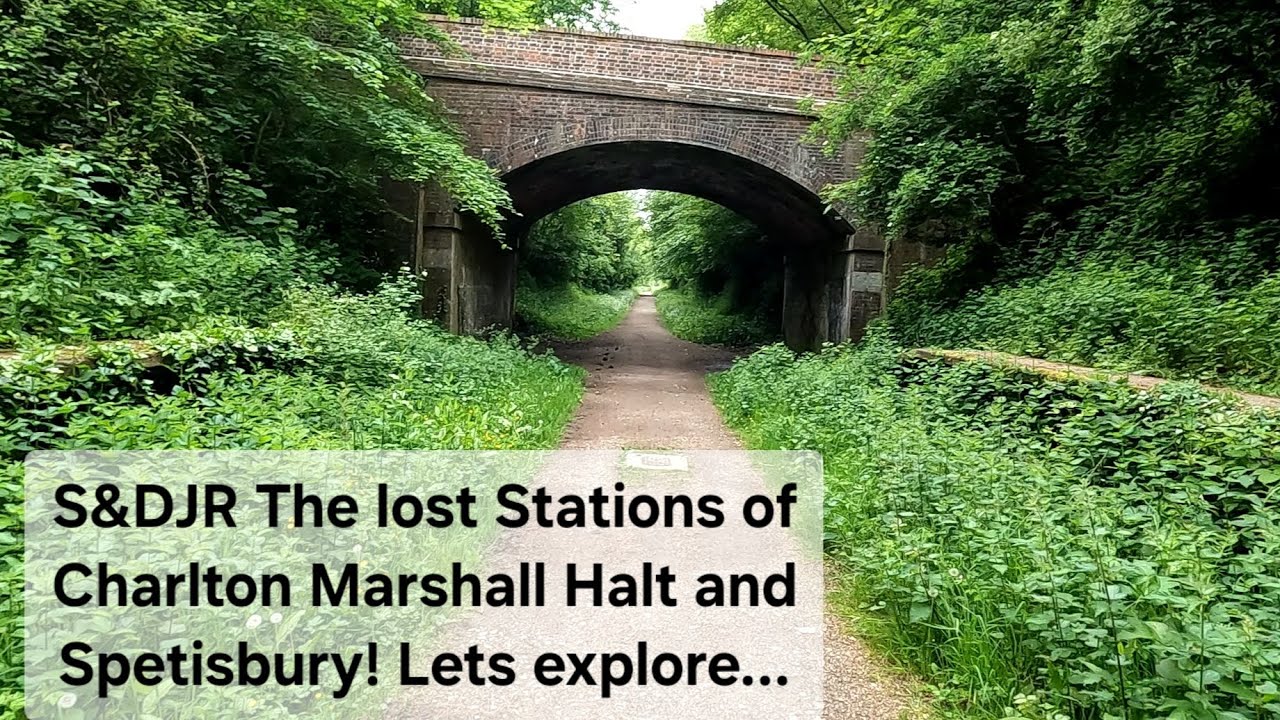 What Remains Of Charlton Marshall & Spetisbury Halt on the S&DJR line.
