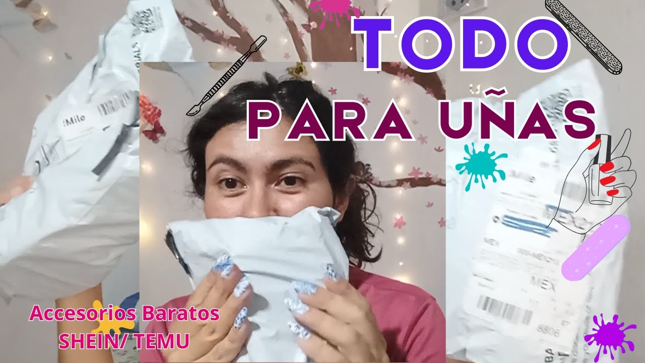 HAUL DE UÑAS 🎁 | Compras en Shein y Temu ✨ Accesorios  para Uñas