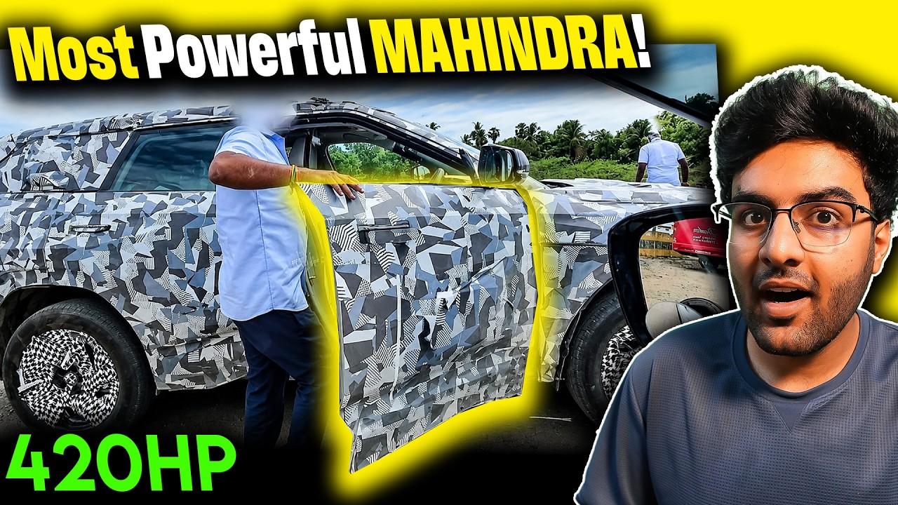 420hp Mahindra with Porsche DOORS ! Mahindra is launching its Sierra.EV rival EARLY ! Pro's car show