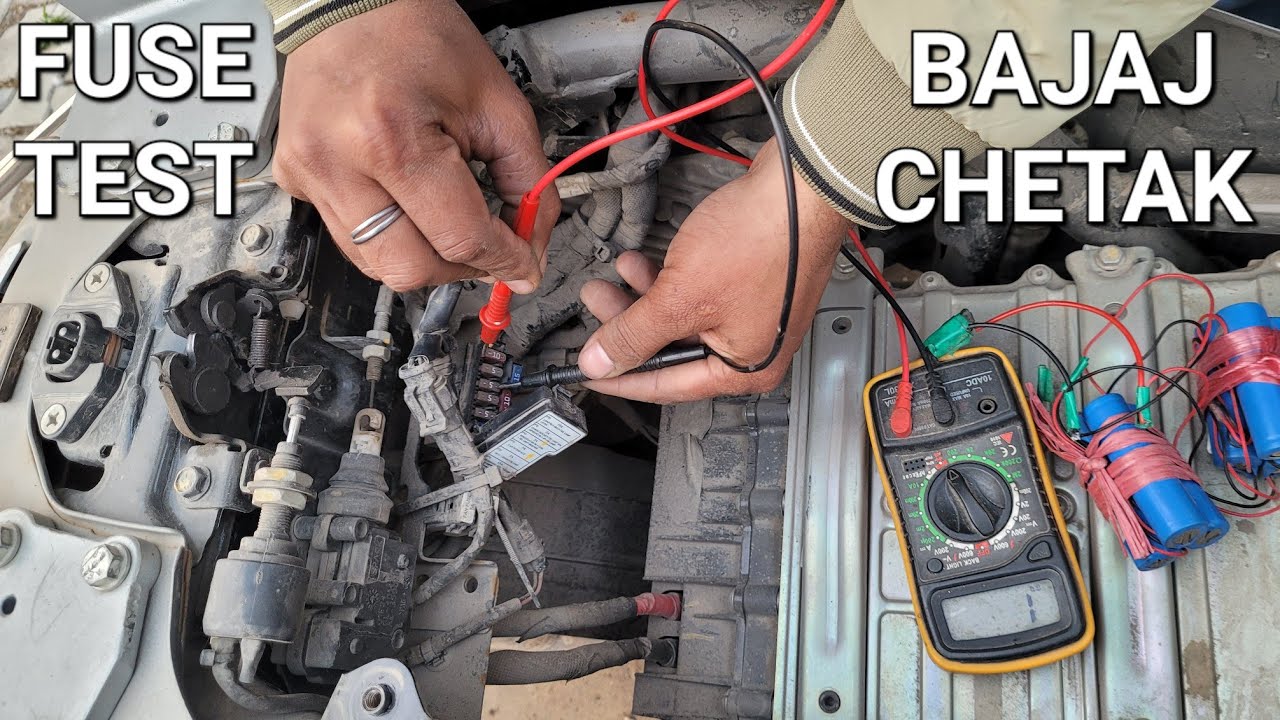 BAJAJ CHETAK Electric Scooter FUSE Repair At Home || Bajaj Chetak Fuse Service Check करें ||Tech S.B