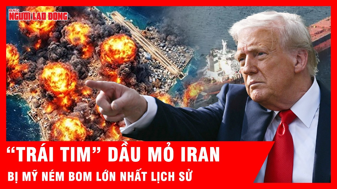 “Trái tim” dầu mỏ Iran rúng động trước trận bom mạnh nhất trong lịch sử của Mỹ | Tin tức