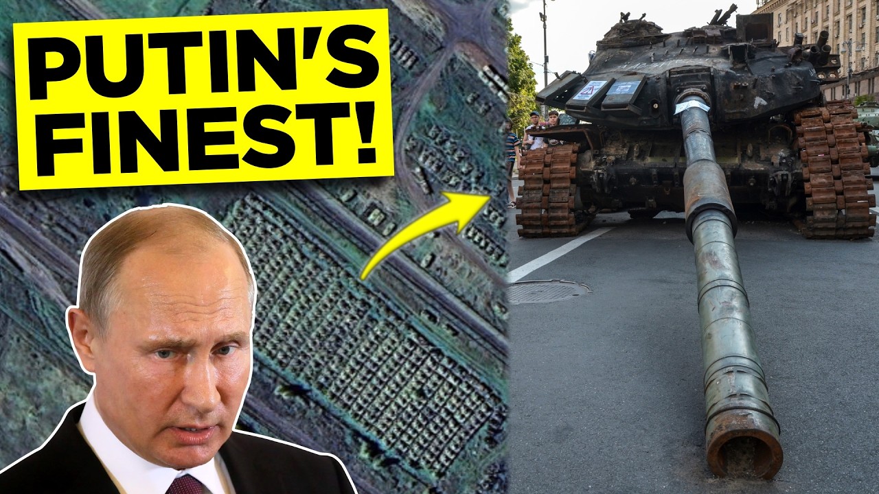 All that is Left of Russia's Armor Are OLD, Rusty SOVIET Tanks