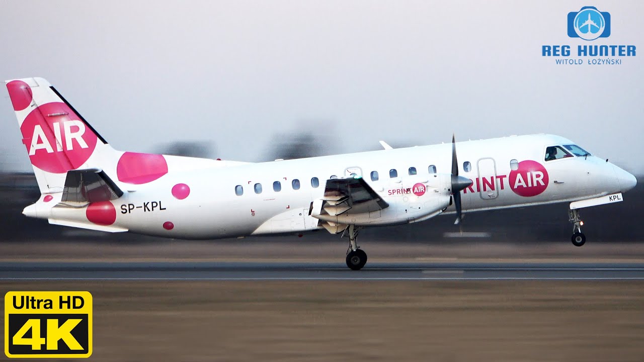 Saab 340 SprintAir at Poznan Airport (POZ / EPPO)