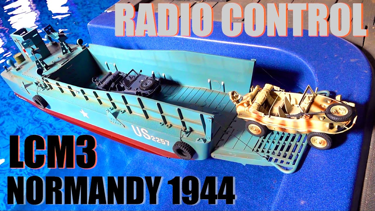 FiRST TEST - Landing Craft Mechanized (LCM) Mk3 Normandy 1944 Torro Premium RC Boat | RC ADVENTURES