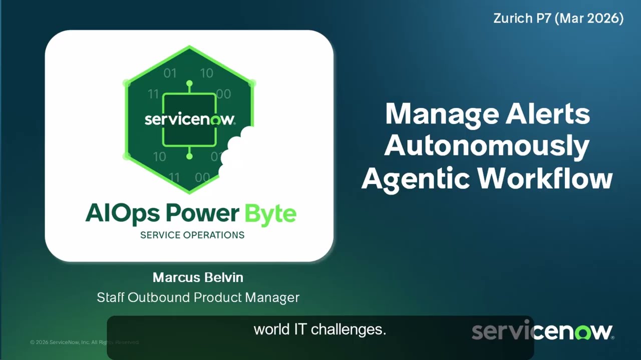 AIOps Power Byte – Автономное управление оповещениями в рамках агентского рабочего процесса