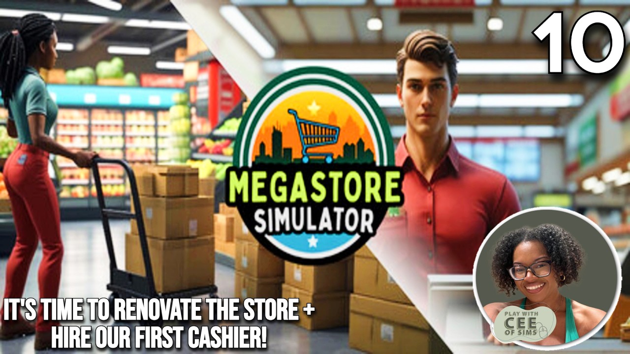 It's Time To Renovate The Store + Hire Our FIRST Cashier In Megastore Simulator! | EP #10