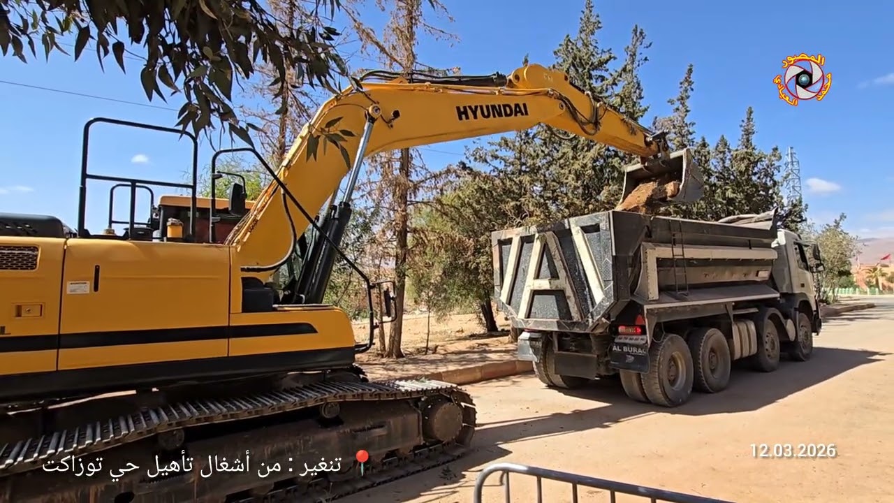 تنغير : من أشغال تأهيل حي توزاكت
