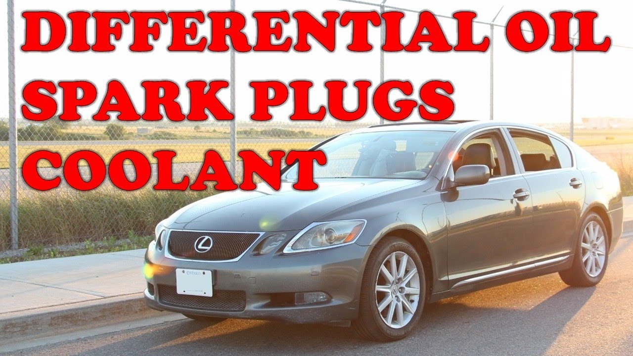 Lexus Spark Plugs, Differential fluid and Coolant Replacement | ASMR |