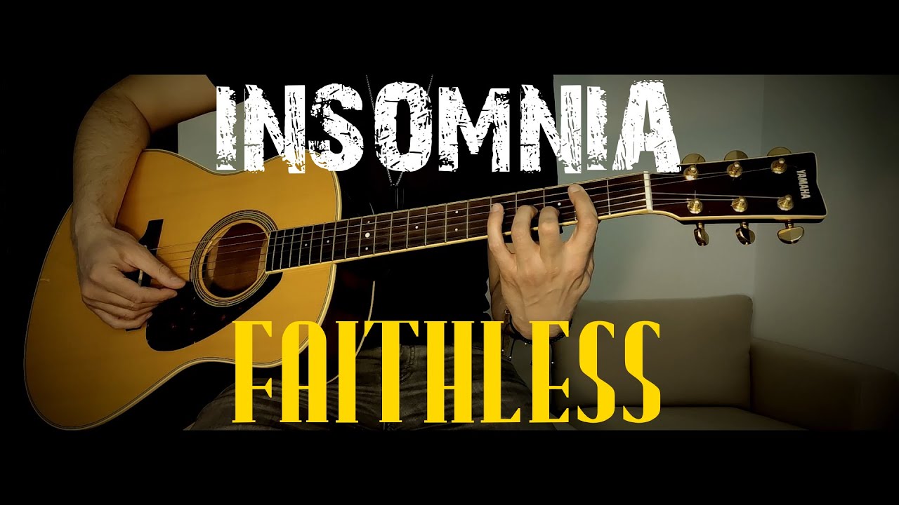 Insomnia (Faithless) - acoustic guitar cover