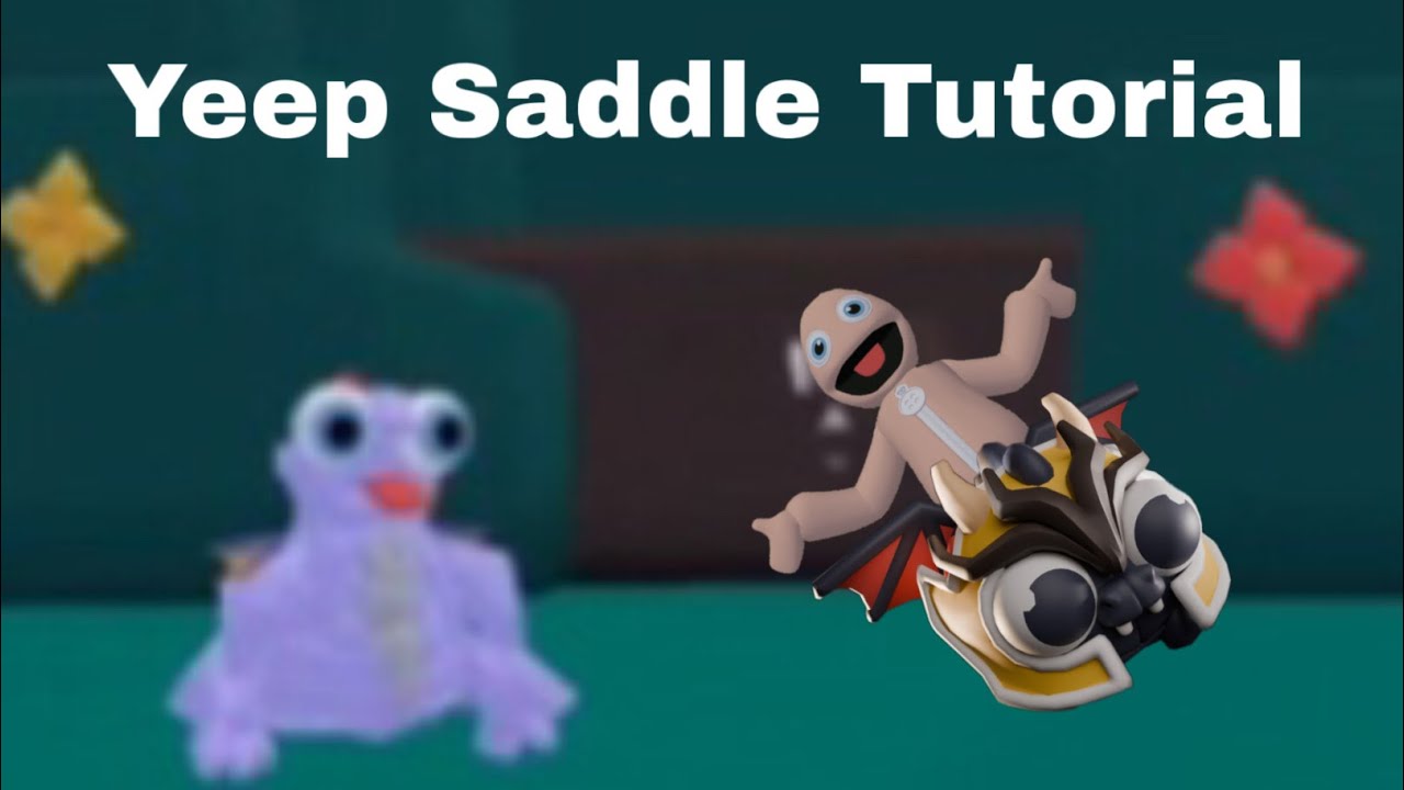 Yeeps saddle tutorial 
