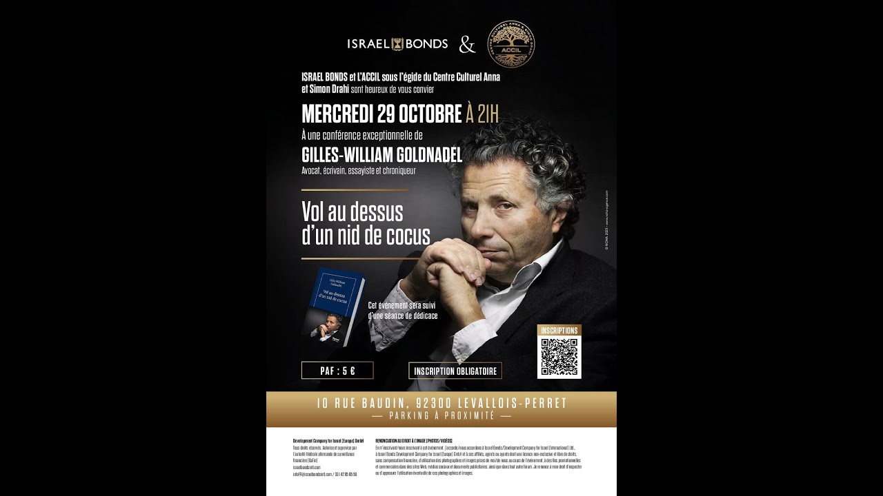 Gilles-William Goldnadel : Vol au dessus d'un nid de cocus.
