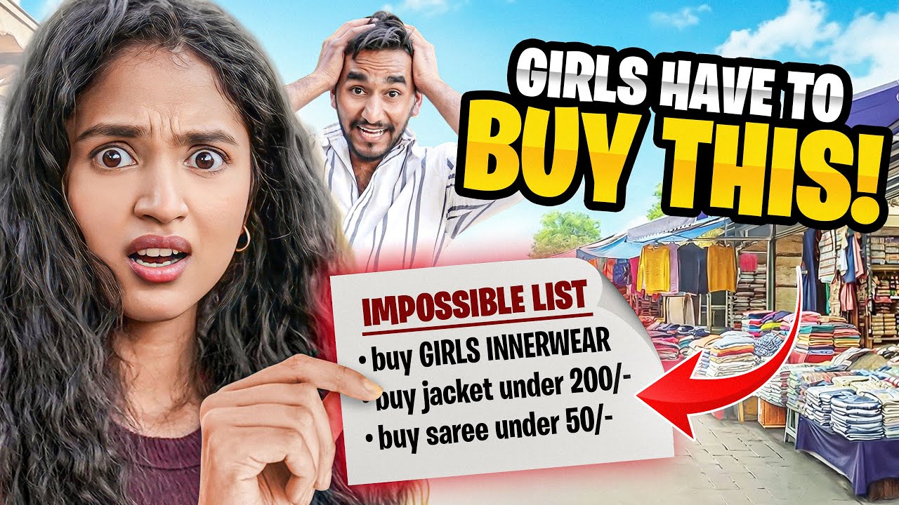 Boys Gave Girls the Worst List 😭 | Boys vs Girls Street Shopping ⏱️ (Pune) | Mad for Fun