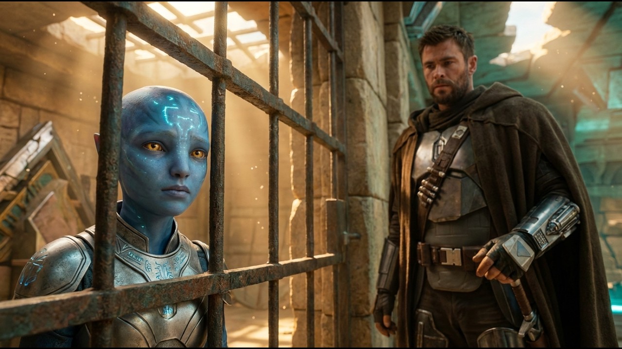 The Caged Alien Girl Cried Out to the World — Only One Human Came to Save Her
