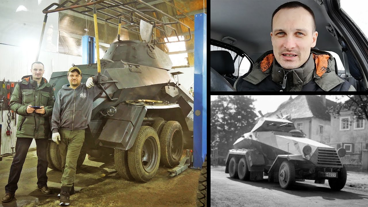 Паша доделал броневик Sd. Kfz 6 rad, еду заценить