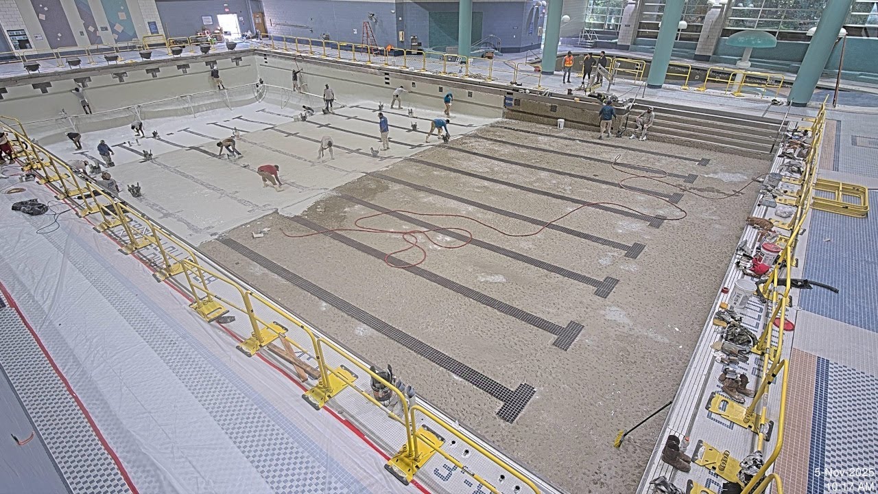 Prince Williams County Pool 4K Time Lapse Movie | iBEAM Construction Cameras