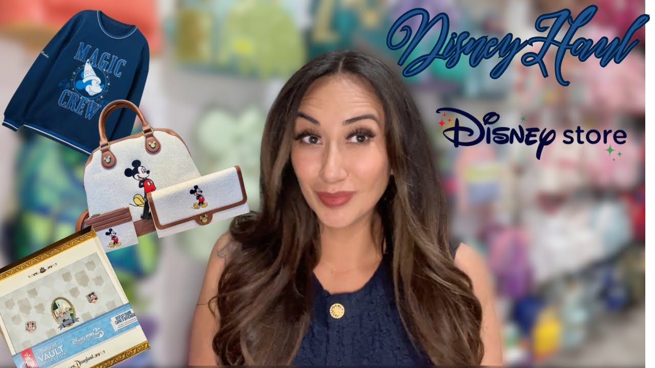 Disneyland and Disney store Haul+ Try on #disneymerch #disneyhaul 