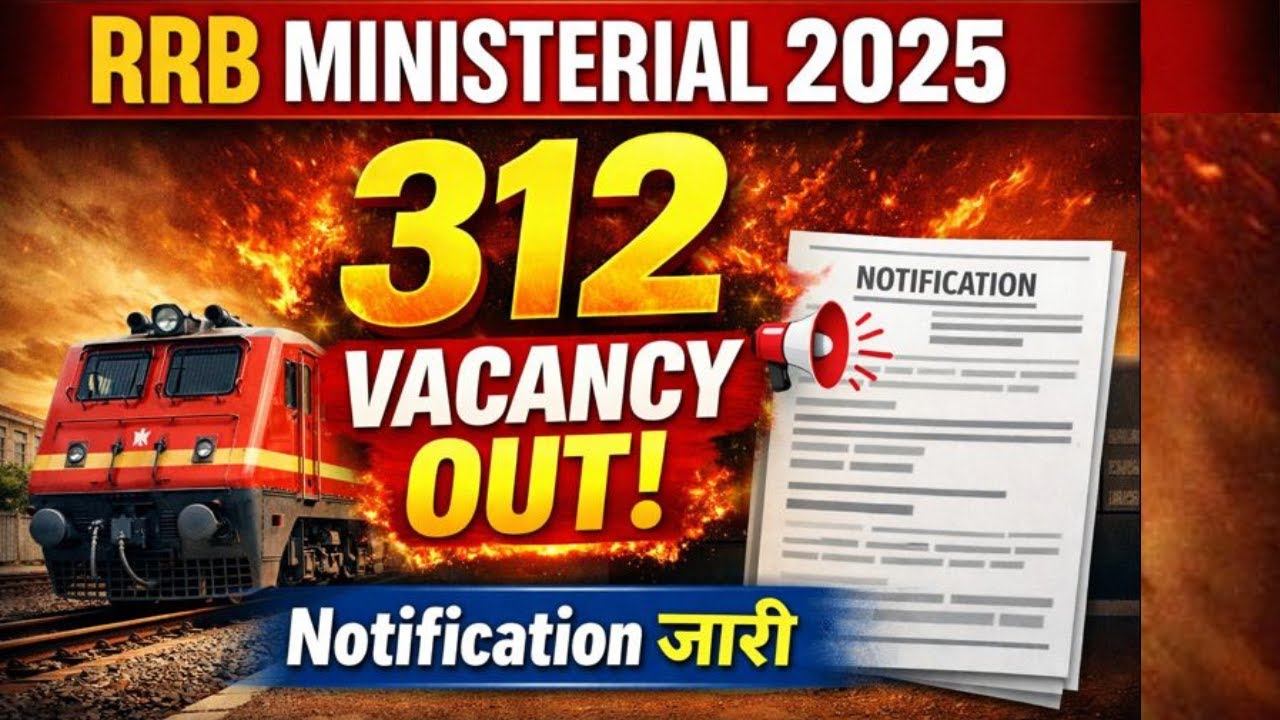 RRB Ministerial & Isolated Categories 2025 Notification Out! | Full Details, Syllabus & Vacancy