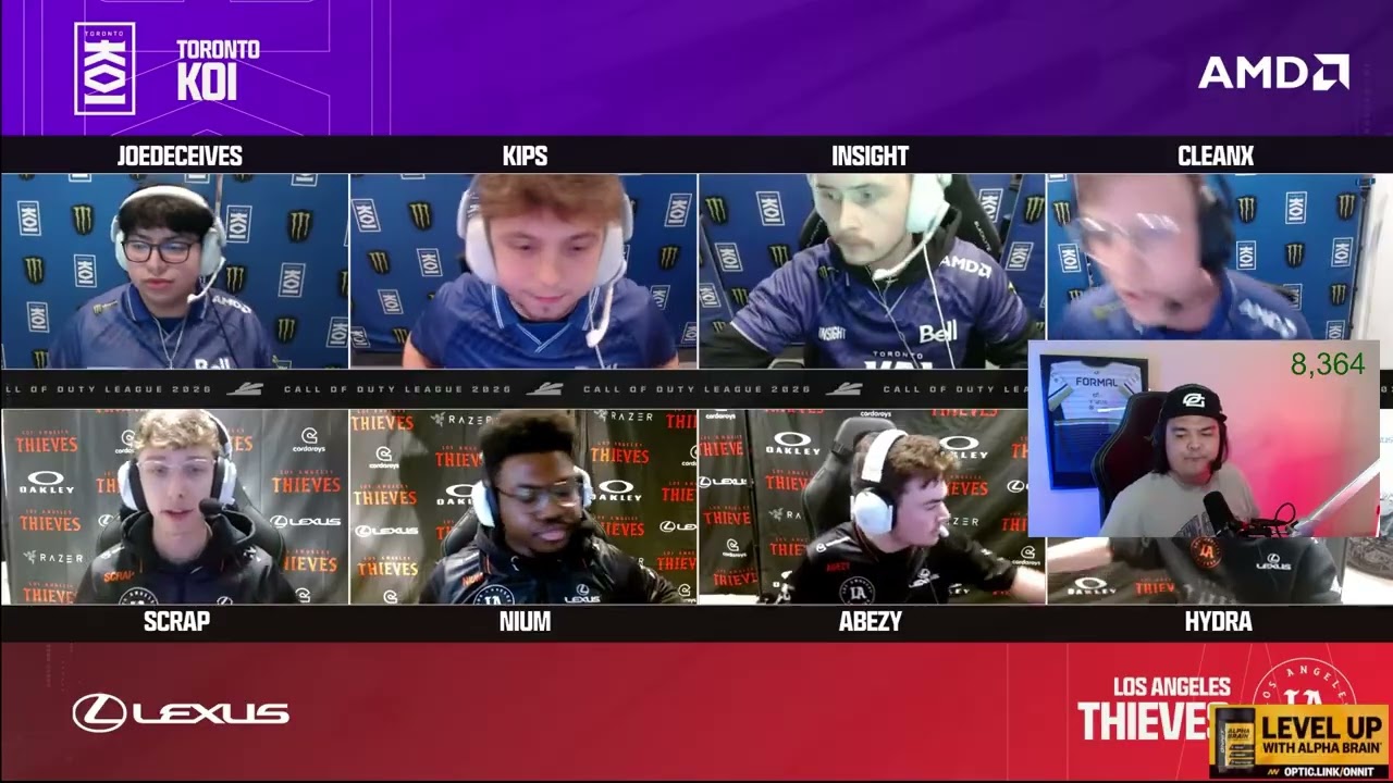 FormaL Reacts to Thieves vs NEW Toronto KOI! (Kips vs Nium matchup)