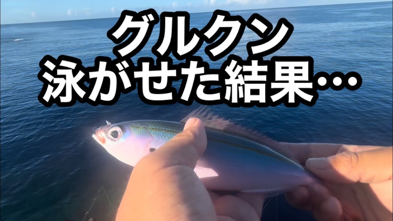 【泳がせ釣り】高活性の一級磯でサビキでグルクンを釣って泳がせ釣りしたらエグいことになった/巨大カスミアジとグルクンを捌いて調理して食べる