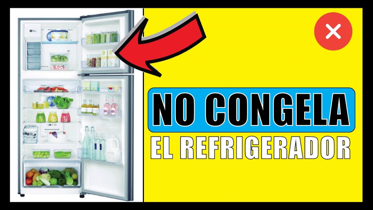 PORQUE EL REFRIGERADOR NO CONGELA ❌