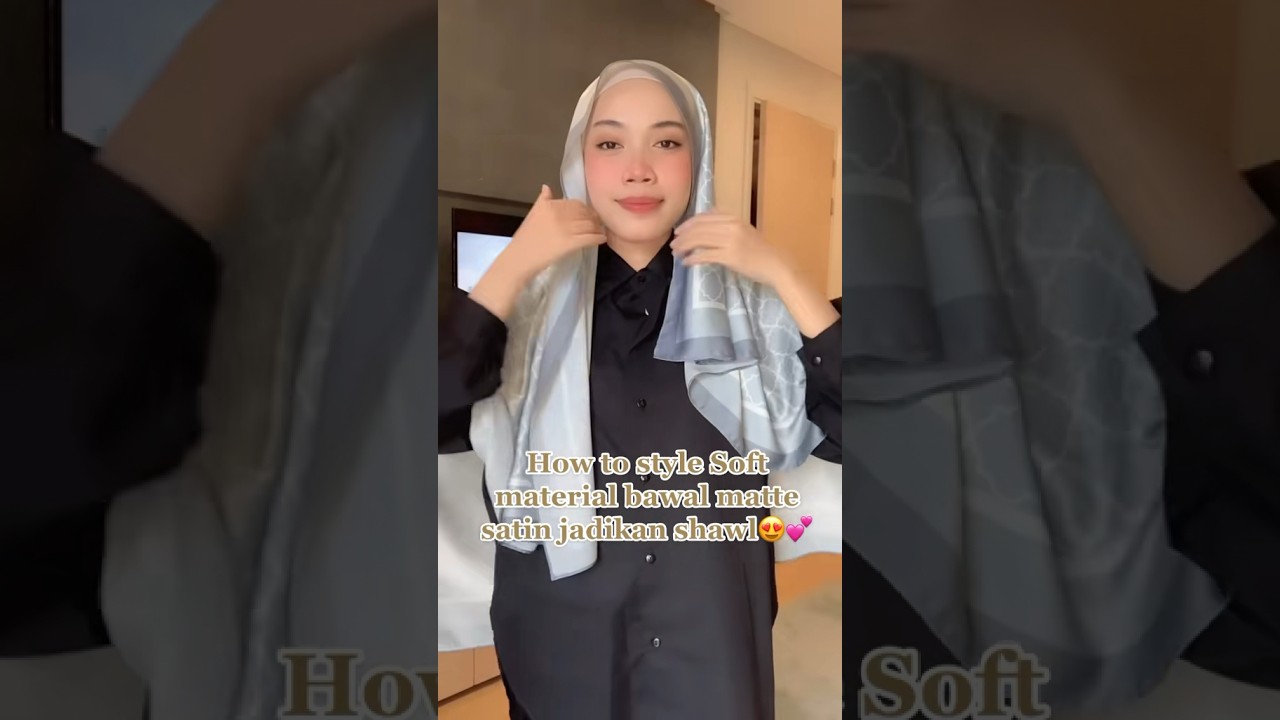 Tutorial bawal to shawl