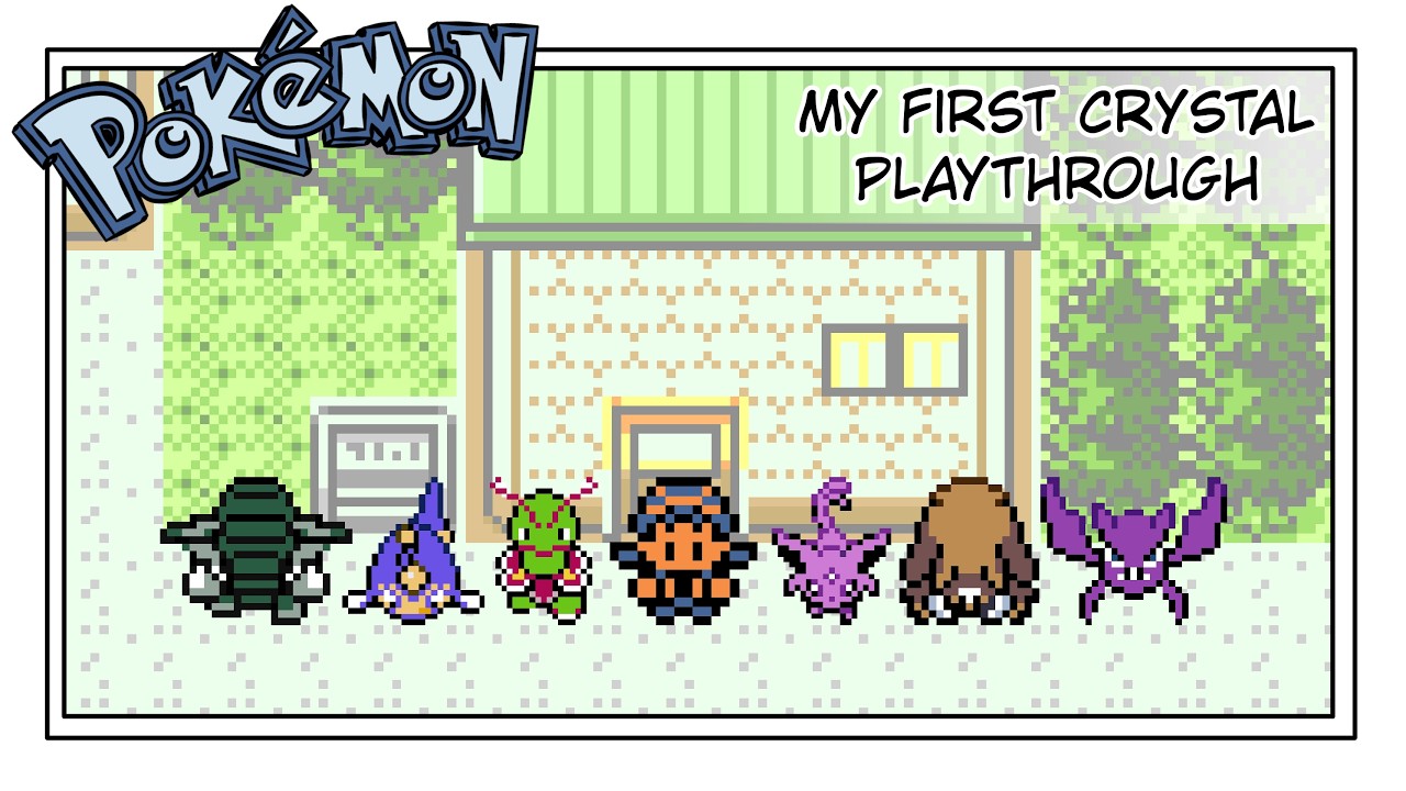 My First Time Playing Pokemon Crystal