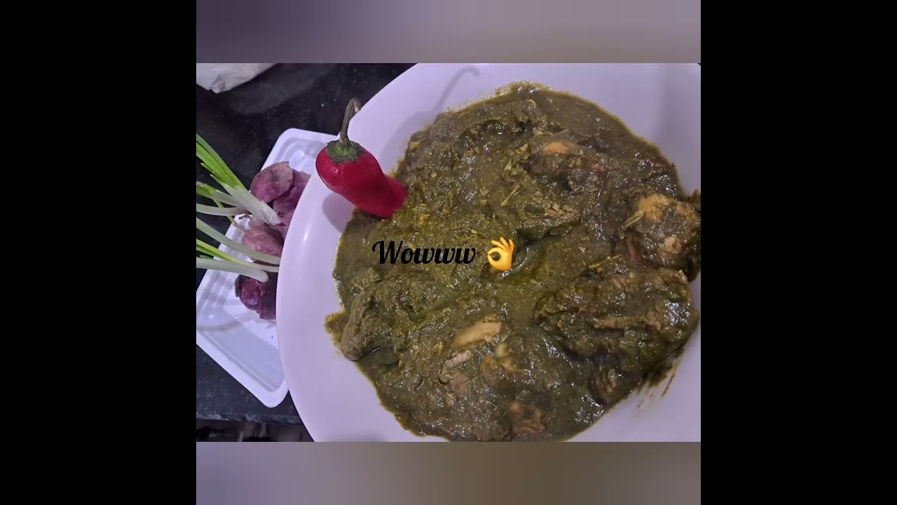 HOW TO MAKE CHICKEN 🐔 WITH CHENOPODIUM LEAVES [BATHUA KA SAAG 2k24