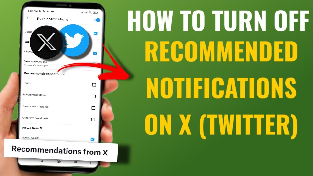 How to Turn Off Recommended Notifications on X (Twitter) | English